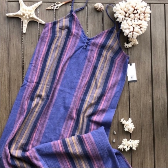 🌴🔆RIP CURL- GOLDEN DAYS STRIPS MAXI DRESSES🔆🌴 - Picture 2 of 13